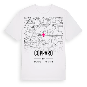 Copparo karta t-shirt – ekologisk bomull t-shirt från Pinshirt