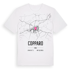 Copparo karta t-shirt – ekologisk bomull t-shirt från Pinshirt