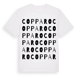 Copparo ordlek t-shirt – ekologisk bomull t-shirt från Pinshirt