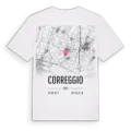 Correggio karta t-shirt