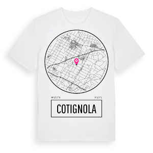 Cotignola t-shirt – ekologisk bomull t-shirt från Pinshirt