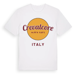 Crevalcore cirkel t-shirt – ekologisk bomull t-shirt från Pinshirt