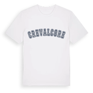 Crevalcore college t-shirt – ekologisk bomull t-shirt från Pinshirt