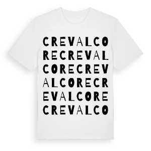 Crevalcore ordlek t-shirt – ekologisk bomull t-shirt från Pinshirt