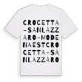 Crocetta-San Lazzaro-Modena Est ordlek t-shirt