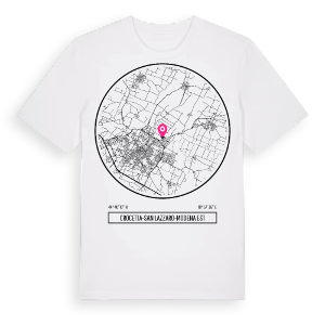 Crocetta-San Lazzaro-Modena Est t-shirt – ekologisk bomull t-shirt från Pinshirt