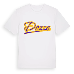 Dozza baseball t-shirt – ekologisk bomull t-shirt från Pinshirt