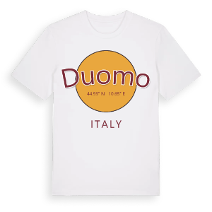 Duomo cirkel t-shirt – ekologisk bomull t-shirt från Pinshirt