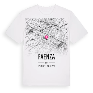 Faenza karta t-shirt – ekologisk bomull t-shirt från Pinshirt