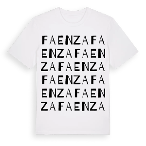 Faenza ordlek t-shirt – ekologisk bomull t-shirt från Pinshirt