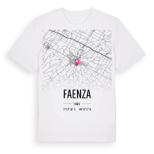 Faenza karta t-shirt – ekologisk bomull t-shirt från Pinshirt