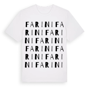 Farini ordlek t-shirt – ekologisk bomull t-shirt från Pinshirt