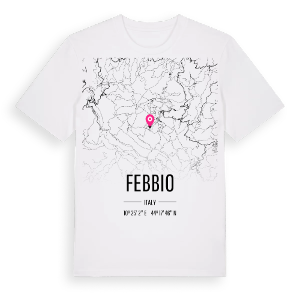 Febbio karta t-shirt – ekologisk bomull t-shirt från Pinshirt