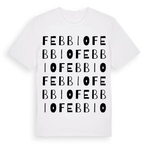 Febbio ordlek t-shirt – ekologisk bomull t-shirt från Pinshirt