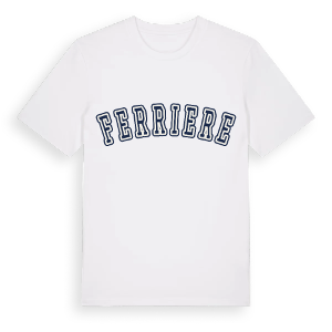 Ferriere college t-shirt – ekologisk bomull t-shirt från Pinshirt