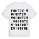 Fontevivo ordlek t-shirt