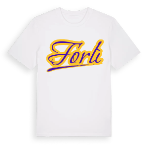 Forlì baseball t-shirt – ekologisk bomull t-shirt från Pinshirt