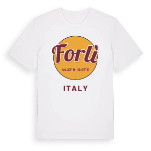 Forlì cirkel t-shirt – ekologisk bomull t-shirt från Pinshirt
