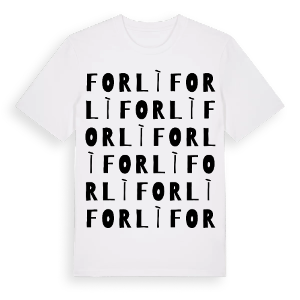 Forlì ordlek t-shirt – ekologisk bomull t-shirt från Pinshirt