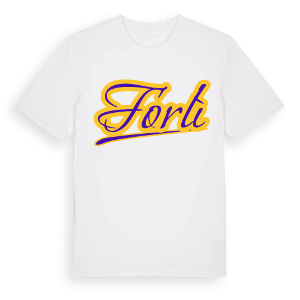 Forlì baseball t-shirt – ekologisk bomull t-shirt från Pinshirt