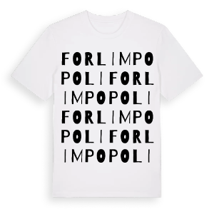 Forlimpopoli ordlek t-shirt – ekologisk bomull t-shirt från Pinshirt