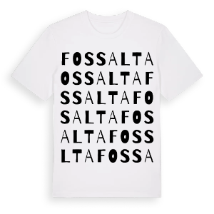 Fossalta ordlek t-shirt – ekologisk bomull t-shirt från Pinshirt