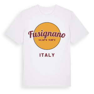 Fusignano cirkel t-shirt – ekologisk bomull t-shirt från Pinshirt