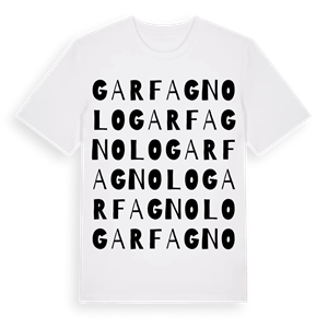 Garfagnolo ordlek t-shirt – ekologisk bomull t-shirt från Pinshirt