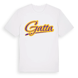 Gatta baseball t-shirt – ekologisk bomull t-shirt från Pinshirt