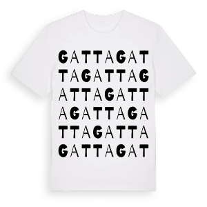 Gatta ordlek t-shirt – ekologisk bomull t-shirt från Pinshirt