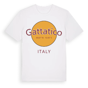 Gattatico cirkel t-shirt – ekologisk bomull t-shirt från Pinshirt