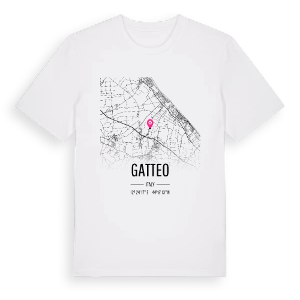 Gatteo karta t-shirt – ekologisk bomull t-shirt från Pinshirt