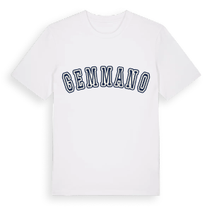 Gemmano college t-shirt – ekologisk bomull t-shirt från Pinshirt
