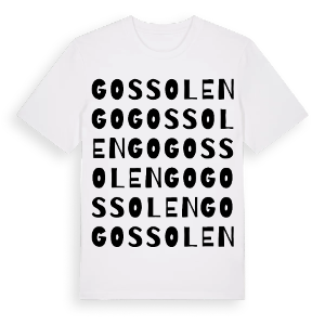 Gossolengo ordlek t-shirt – ekologisk bomull t-shirt från Pinshirt