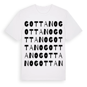 Gottano ordlek t-shirt – ekologisk bomull t-shirt från Pinshirt