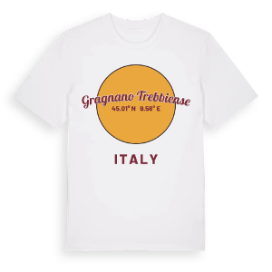Gragnano Trebbiense cirkel t-shirt – ekologisk bomull t-shirt från Pinshirt