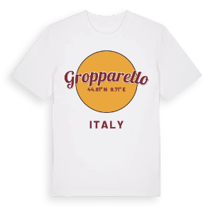 Gropparello cirkel t-shirt – ekologisk bomull t-shirt från Pinshirt