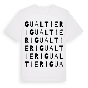 Gualtieri ordlek t-shirt – ekologisk bomull t-shirt från Pinshirt