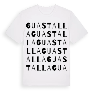 Guastalla ordlek t-shirt – ekologisk bomull t-shirt från Pinshirt