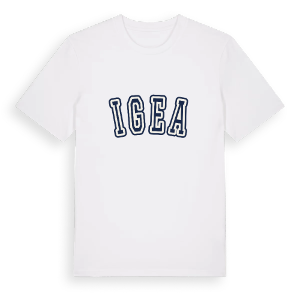 Igea college t-shirt – ekologisk bomull t-shirt från Pinshirt