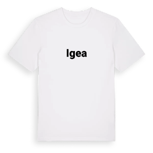Igea fetstil t-shirt – ekologisk bomull t-shirt från Pinshirt