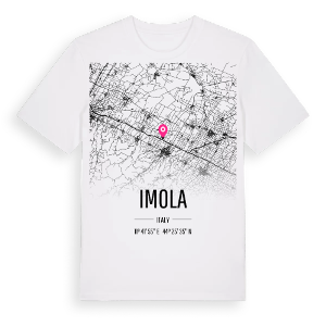 Imola karta t-shirt – ekologisk bomull t-shirt från Pinshirt