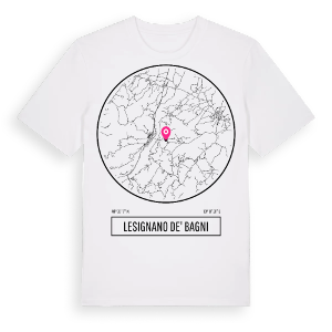 Lesignano de' Bagni t-shirt – ekologisk bomull t-shirt från Pinshirt