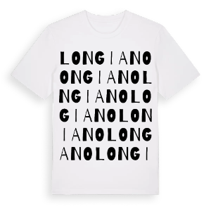Longiano ordlek t-shirt – ekologisk bomull t-shirt från Pinshirt