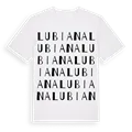 Lubiana ordlek t-shirt
