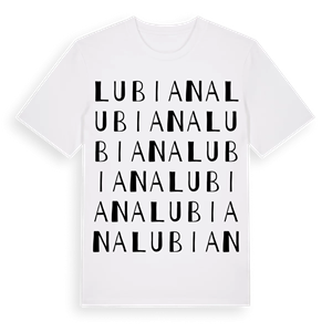 Lubiana ordlek t-shirt – ekologisk bomull t-shirt från Pinshirt