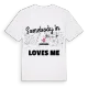 Någon i Luzzara älskar mig t-shirt