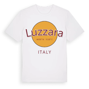 Luzzara cirkel t-shirt – ekologisk bomull t-shirt från Pinshirt