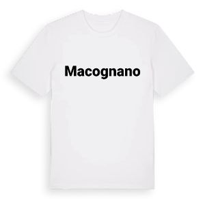 Macognano fetstil t-shirt – ekologisk bomull t-shirt från Pinshirt