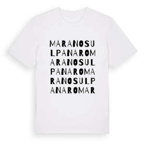 Marano sul Panaro ordlek t-shirt – ekologisk bomull t-shirt från Pinshirt